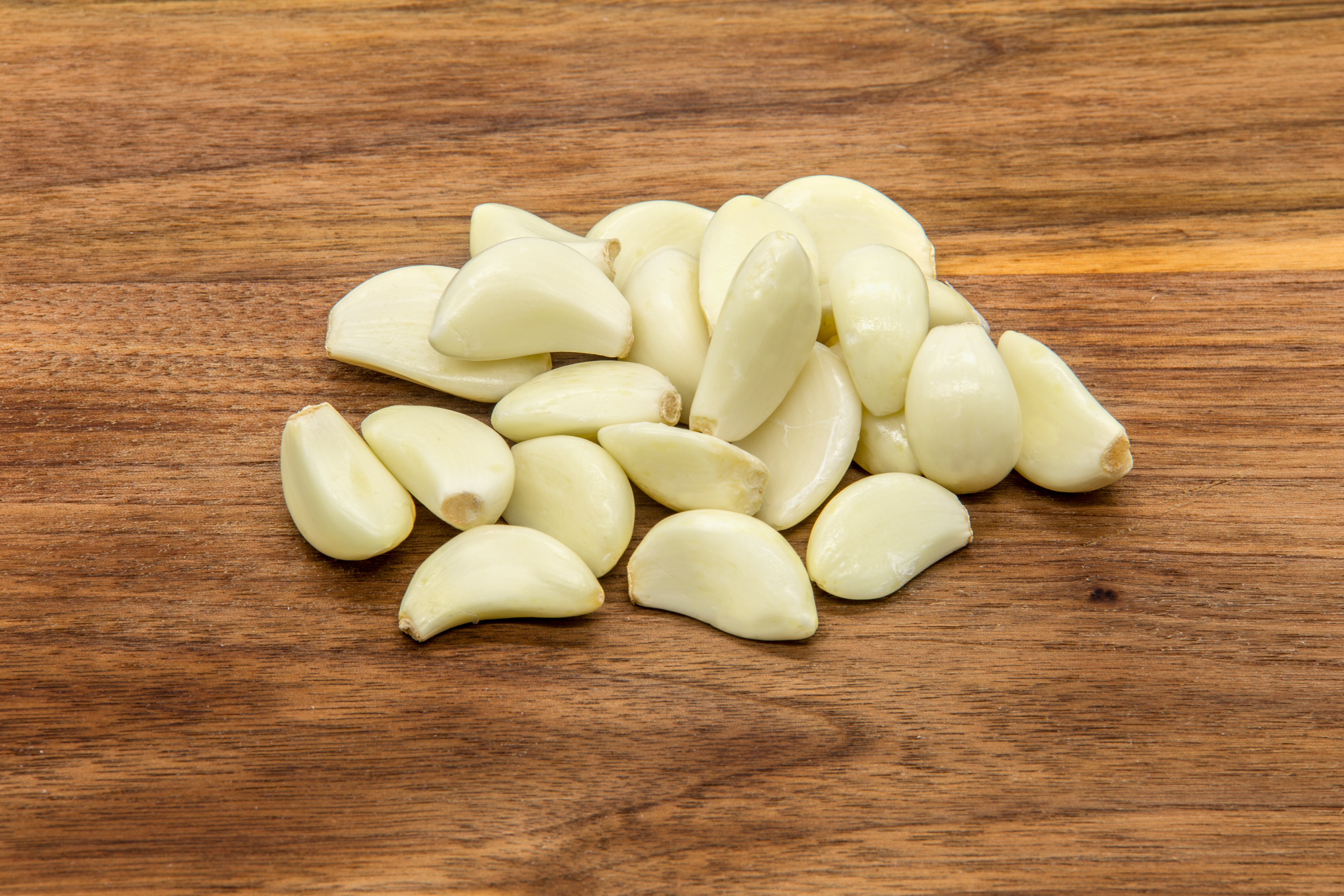 Fresh garlic harvest